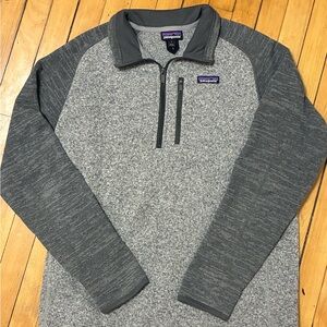 Patagonia Charcoal and Gray Fleece Jacket